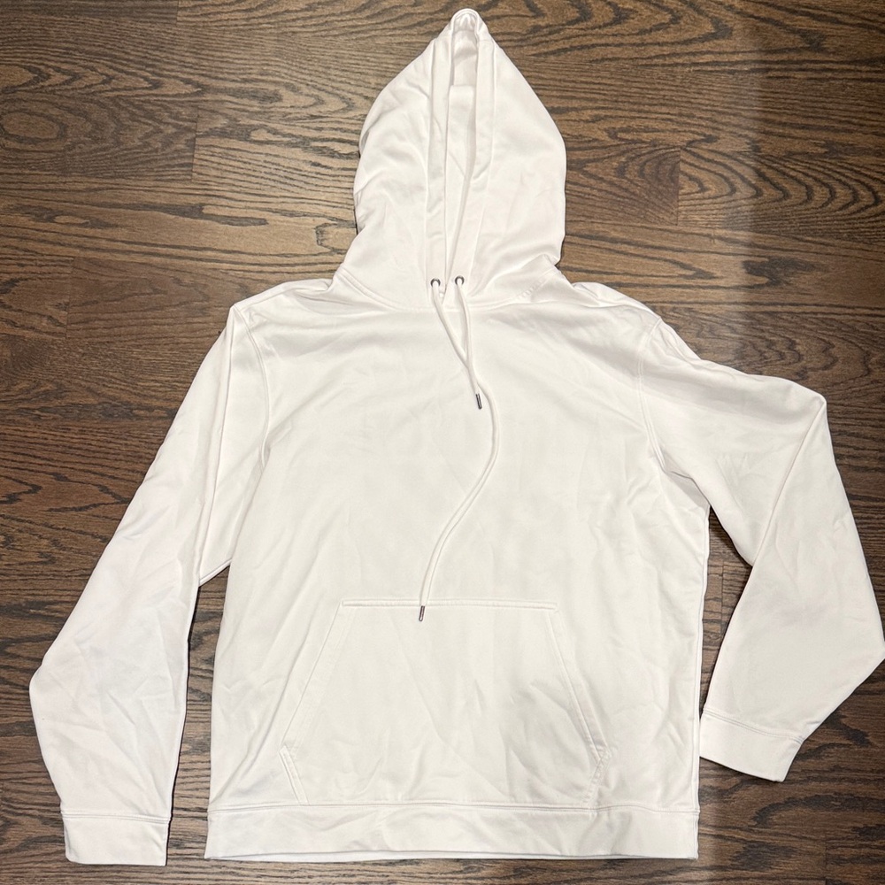 White Hoodie Sweatshirt